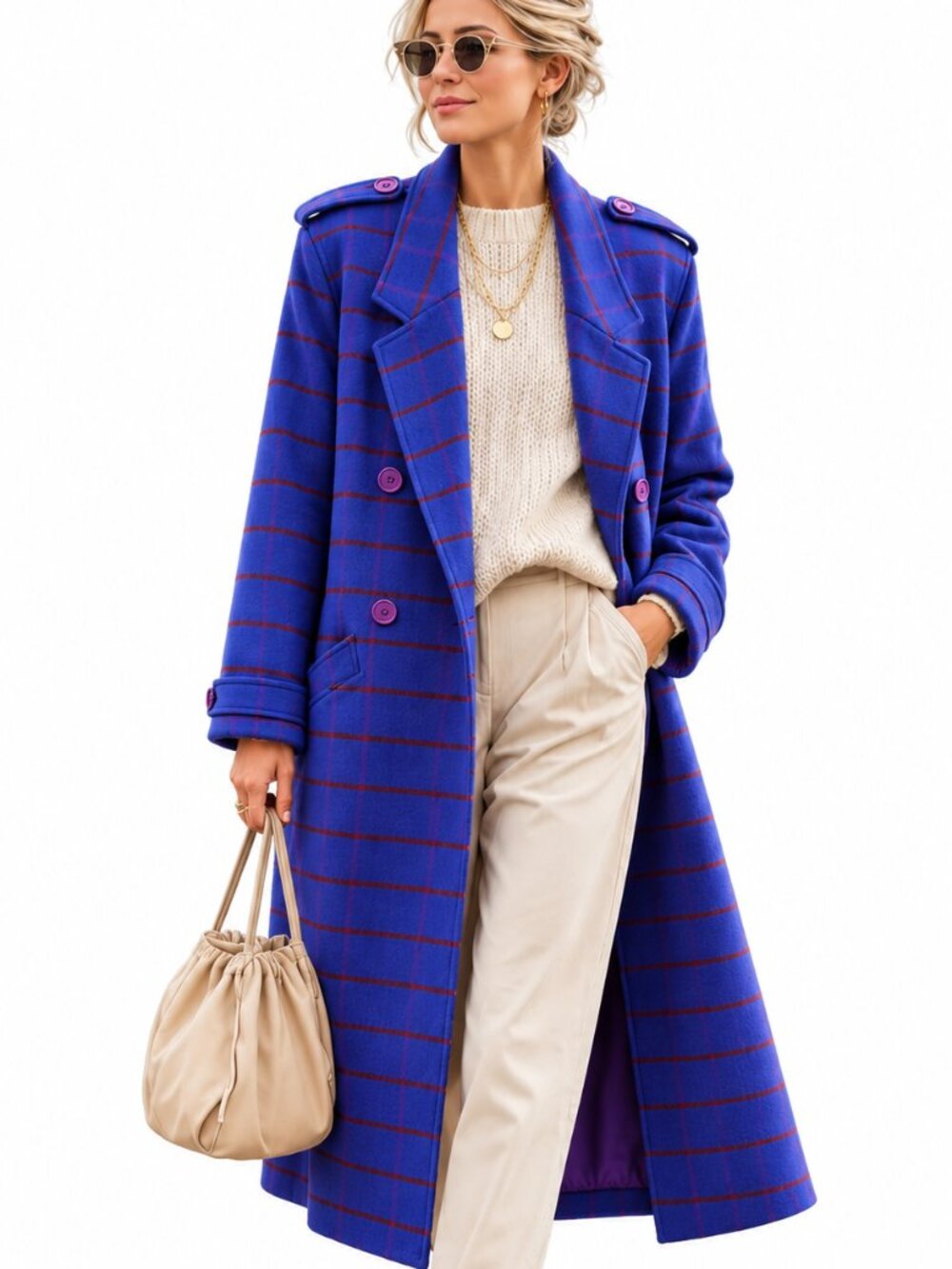 Vintage pure wool, Jax Sports extra long coat